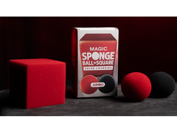 Magic Color Changing Sponge Ball to Square JUMBO by Murphy's Magic